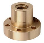 Trapezoidal nut FFR flanged, bronze